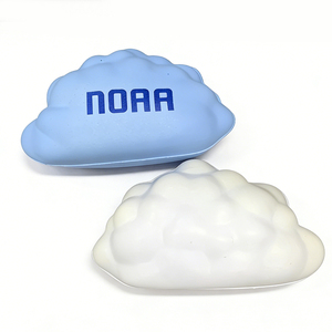 Custom Logo PU Foam Cloud Shaped Venting Slow Rising Stress Reliever Squeeze Promotional Toy Promotional Gifts for <b>Kids</b> Adults - Product Image 3