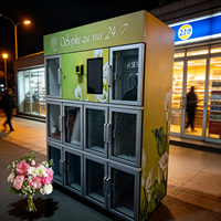 Distributeur automatique de fleurs à écran tactile haut de gamme pour hall d'exposition