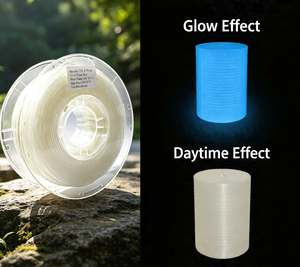 1.75mm Luminous Glow TPU 95A <b>3D</b> <b>Printer</b> Filament, Soft Flexible Glow-in-the-Dark TPU Consumable in Pink Blue Green Colors - Product Image 3