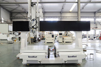 Machine de routeur CNC industrielle robuste à 5 axes Double Table 5 axes fraiseuses CNC pour moule à bois EPS