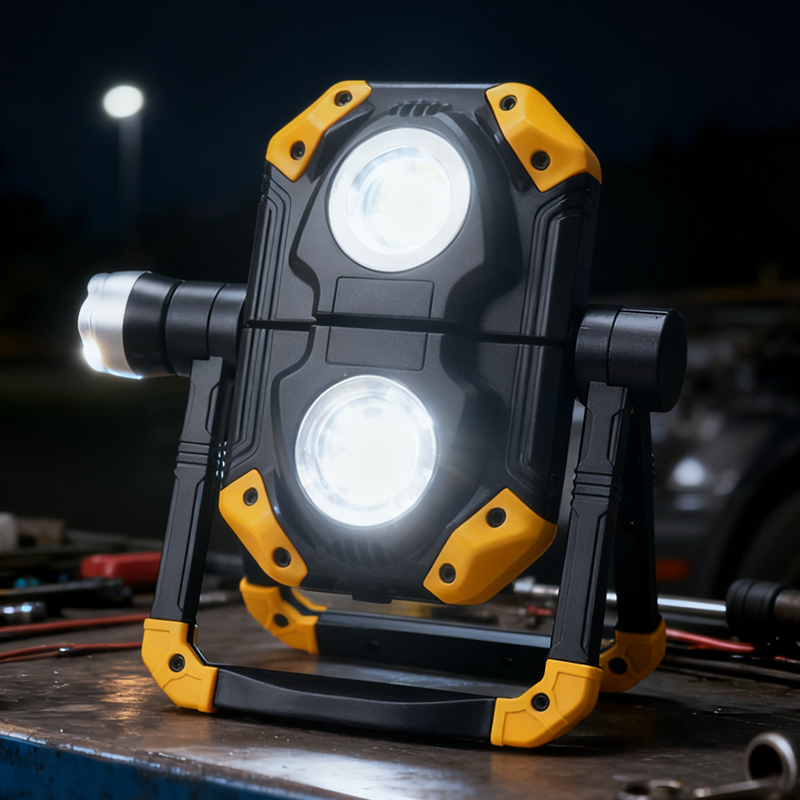 Folding Magnetic Work Light, Automotive Maintenance Equipment, Woodworking Decoration Lighting,warehouse Outdoor Emergency Light