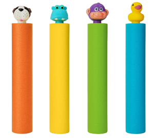 ปืนฉีดน้ำโฟม EVA 4แพ็คปลอดภัยปืนฉีดน้ำสำหรับเด็กปั๊มน้ำแอคชั่นกลางแจ้งของเล่นสำหรับเด็ก - Product Image 2