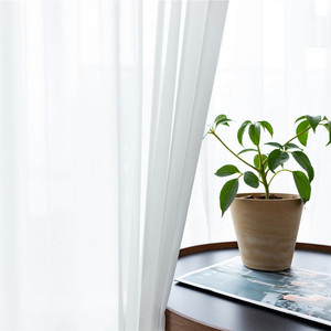 Rideau <span class=keywords><strong>de</strong></span> fenêtre en mousseline <span class=keywords><strong>de</strong></span> soie Offre Spéciale Polyester, tissu <span class=keywords><strong>de</strong></span> rideau <span class=keywords><strong>de</strong></span> tapisserie Transparent pour salon - Product Image 1