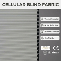 Stores alvéolaires en tissu 100 % polyester de qualité supérieure, imperméables et écologiques, pour la maison et le bureau