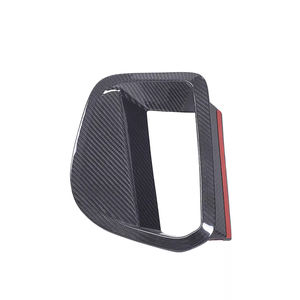 Pour <span class=keywords><strong>Toyota</strong></span> Supra 2019-2022, accessoires intérieurs de voiture en fibre de carbone véritable, couverture du compartiment de rangement du tableau de bord de commande centrale - Product Image 4
