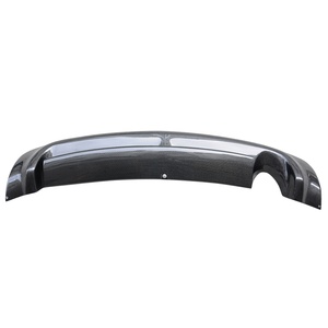 Carbon Fiber M Style Rear Diffuser Bumper Lip Fins Spoiler <b>Splitter</b> for Honda Civic 8th FD2 4D Type R 2006-2011 - Product Image 5