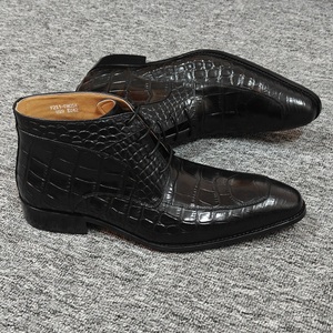 <span class=keywords><strong>Stivali</strong></span> <span class=keywords><strong>Chelsea</strong></span> Classici di Lusso Personalizzati per <span class=keywords><strong>Uomo</strong></span>, Stivaletti alla Moda con Fibbia, Nero e Marrone, in Vera <span class=keywords><strong>Pelle</strong></span>, Calzature Eleganti a Gambale Alto - Product Image 5