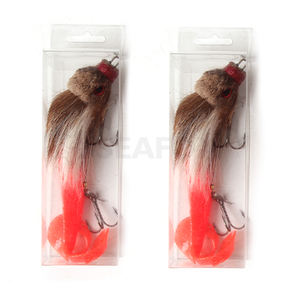 <span class=keywords><strong>Leurre</strong></span> de pêche artificiel bionique en forme de brochet, de <span class=keywords><strong>truite</strong></span> ou de souris, 22,5 cm, 37 g, sculpté avec des hameçons, queue souple, pour la pêche à la mouche - Product Image 6