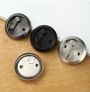 Colgador de ropa de acero inoxidable 304 detrás de la puerta Baño Hotel Ganchos decorativos ocultos para abrigos - Product Image 2