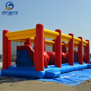 Thiết Kế Tốt Inflatable Wipeout Bóng Lớn Trò Chơi Vui Inflatable Wipeout Tòa Án