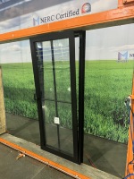 Ventana de aluminio de rotura térmica con diseño de rejilla de estilo francés, ventana de inclinación y giro de triple acristalamiento certificada NFRC para Villa