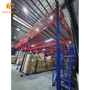 מערכת מירוצים מותאמים אישית מחסן אחסון רצפה שנייה פלטפורמה כבדה מרזאנין פלדה mzzanine - Product Image 2