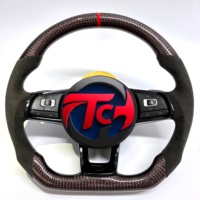 Volant en fibre de carbone Volkswagen Golf R pour MK7 MK7.5 MK8 Passat CC Polo Jetta Tiguan Upgrade