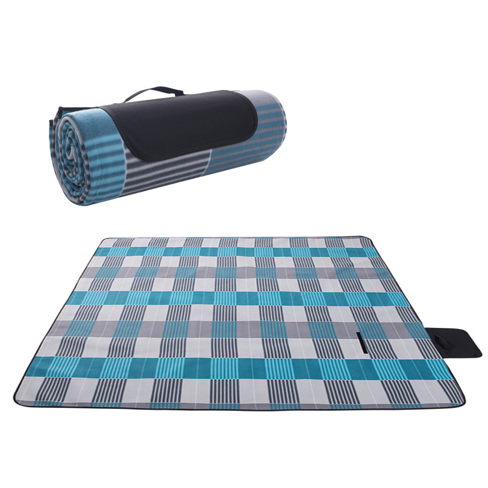 Gray & Blue Check