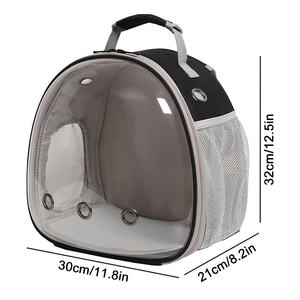 Pet Carrier <b>Backpack</b> with Clear Window for Lizard Hamster Parrots <b>Small</b> Animals Outdoor Travel Breathable Pet Carriers <b>Backpack</b> - Product Image 2