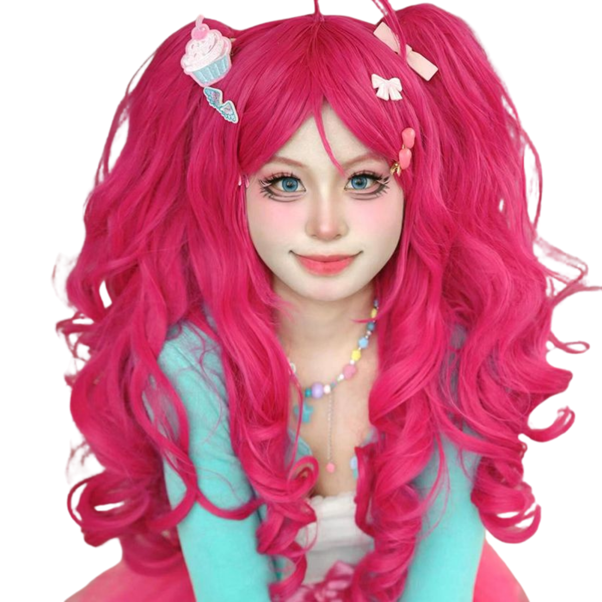 VGbeaty Adult Women Long Reddish Brown Braided Wig Princess