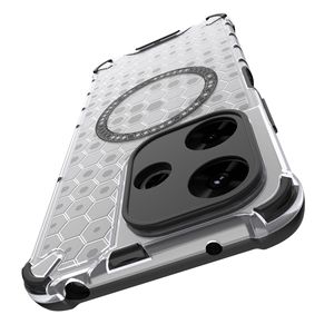 Armadura a prueba de golpes Honeycomb TPU + PC funda para Xiaomi 14 <span class=keywords><strong>ULTRA</strong></span> POCO F6 X6 PRO F5 5G 4G Redmi <span class=keywords><strong>13</strong></span> compatible con funda de carga inalámbrica - Product Image 5