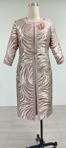 5XL High Quality African Elegant Brocade Long <b>Jacket</b> Suit for Women Plus size Dress Dashiki Ladies - Product Image 2