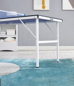 <span class=keywords><strong>Table</strong></span> <span class=keywords><strong>de</strong></span> <span class=keywords><strong>ping</strong></span>-<span class=keywords><strong>pong</strong></span> miniature portable avec protections d'angle <span class=keywords><strong>de</strong></span> sécurité, design pliable pour le jeu familial en intérieur - Product Image 4