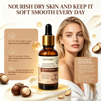 Huile nourrissante au beurre de karité SHITONG, hydratation intense pour peaux sèches et rugueuses, 30 ml