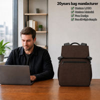 Sac à dos pour ordinateur portable à carreaux, résistant à l'eau, avec compartiment rembourré pour tablette, unisexe, pour voyages d'affaires