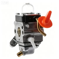 Carburateur avec pompe à essence et bouton orange pour souffleur de feuilles, débroussailleuse et outils de jardinage à 2 temps – Pièces de rechange