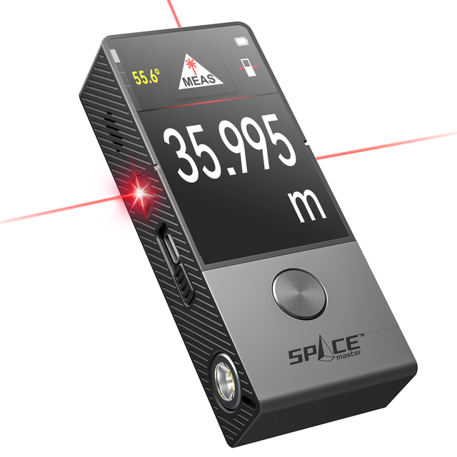 Mileseey D9 Pro Enabled Laser Rangefinder 0.05-100m Range Aluminium Magnesium Alloy Construction Convenient Measurement Meter