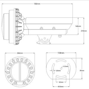カメラインテリジェント交通ガスフラッシュライト道路ナンバープレート認識違反キャプチャフラッシュモニタリングフィルライト - Product Image 4