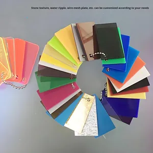 Acrylic Board Color Frosted Transparent Milky White Frosted Mirror Panel Color Manufacturer Wholesale Acrylic logo Sign Custom - Product Image 3