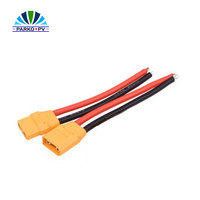 Connecteur personnalisé XT30 XT60 XT90, fiche mâle femelle, faisceau de câblage, assemblage femelle, adaptateur de batterie PA, alimentation jaune