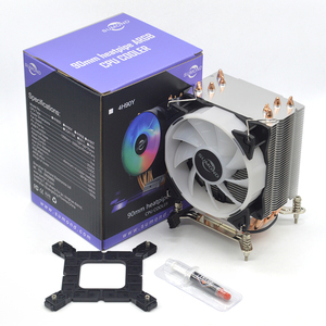 4 Ống Dẫn Nhiệt CPU Mát 4 Pin RGB PC Yên Tĩnh Cho <span class=keywords><strong>Intel</strong></span> LGA 1200 1150 1151 1155 1156 1700 <span class=keywords><strong>1366</strong></span> CPU Làm Mát Fan Tản Nhiệt - Product Image 3