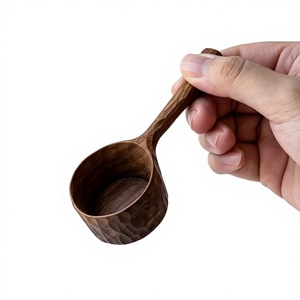 Cuillère doseuse à café classique en bois avec finition miroir, écologique, pour grains de café - Cadeaux promotionnels - Product Image 4