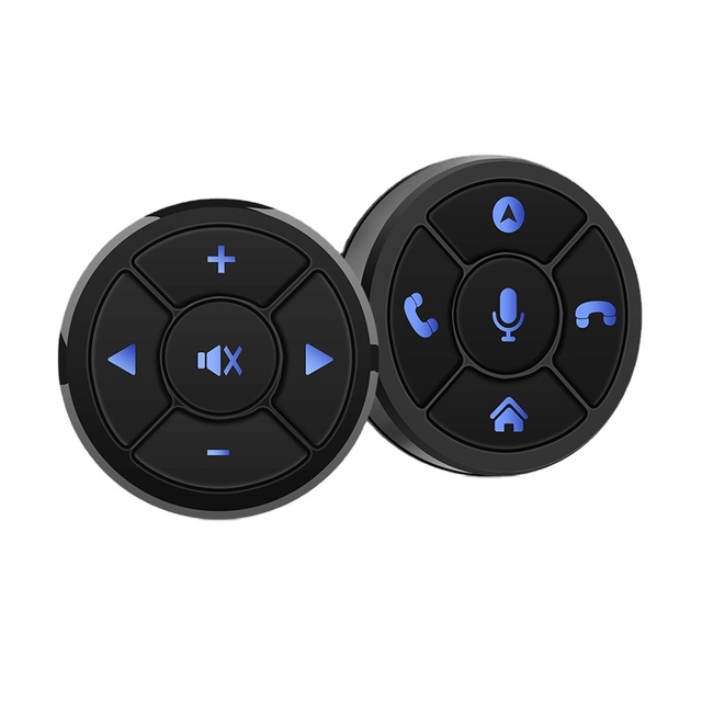 Junsun Universal Car Wireless Steering Wheel Control Button for for Android Autoradio Key Functions Controller With LED Light