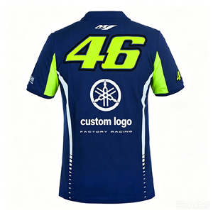 Camiseta de Polo de Carreras Personalizable de Alta Calidad, con Logotipo de Patrocinador Personalizado, de Secado Rápido, Uniforme de Equipo para Eventos de Carreras - Product Image 2