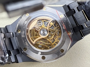 high top quality <b>watch</b> Waterproof 41mm THB factory 3120 movement 15416 Diver <b>Black</b> Ceramic Skeleton <b>watch</b> - Product Image 4