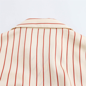 Vestidos de Moda Casual con Cinturón y Estampado de Rayas para Mujer, Nueva Colección Primavera/Verano - Product Image 4