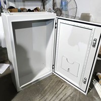 Boîte de distribution d'alimentation murale étanche OEM IP65 en métal, armoire électrique
