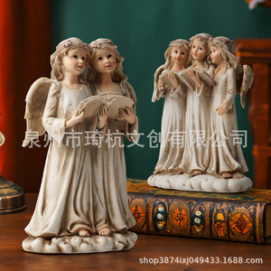 Figura de Ángel de Resina, Manualidad, Decoración para el Hogar, Regalo, Escultura Artística - Product Image 2