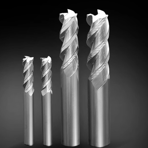 <strong>Precision</strong> Coated Carbide Milling Cutters <strong>CNC</strong> <strong>Router</strong> <strong>Bits</strong> Face Mills Machining Tools for Metal Wood Plastic 4mm Customizable OEM - Product Image 3