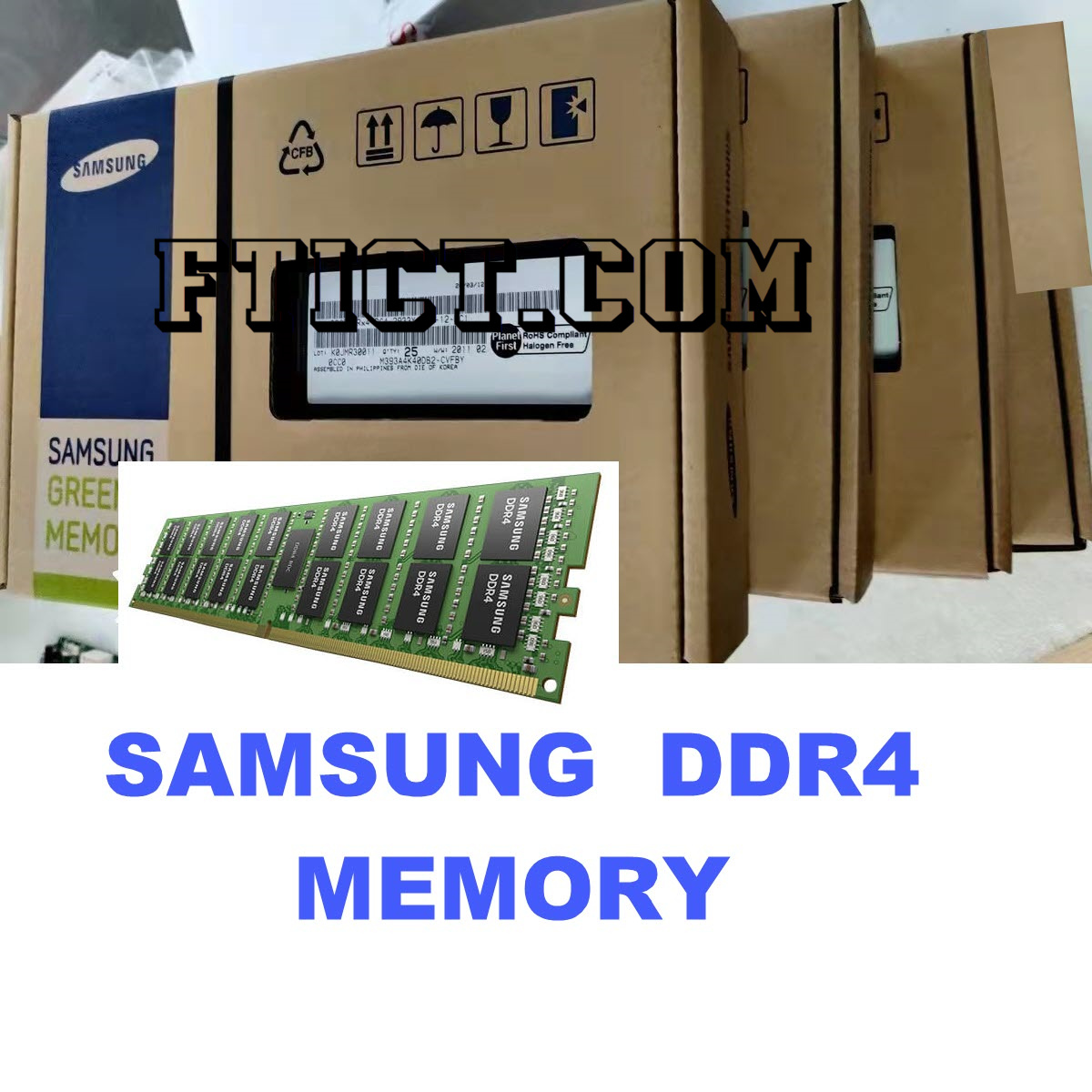 32GB DDR4 2400T ECC Memory for Server - SAMSUNG M383A4K40CB1-CRC4Q