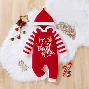 2022 क्रिसमस बच्चे Rompers कपड़े Onesie Jumpsuit Bodysuit Romper बेबी क्रिसमस आउटफिट