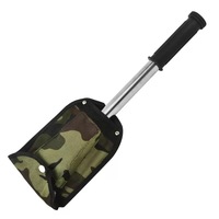 Pelle multifonctionnelle 4 en 1 pour le camping et la survie en plein air, pelle en métal avec hachette, scie, couteau