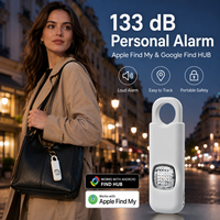 Alarma Personal Inteligente 2 en 1, Compatible con Google Find Hub y Apple Find My. Localizador GPS, Dispositivo de Protección Antirrobo