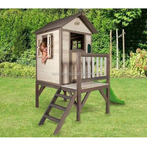 <span class=keywords><strong>Casa</strong></span> de Juegos <span class=keywords><strong>Infantil</strong></span> de <span class=keywords><strong>Madera</strong></span> para Jardín, Impermeable, Ecológica, con Diseño de Fácil Montaje - Product Image 3