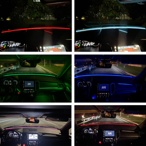Lampu Strip LED RGB Trontech untuk Kaca Depan Mobil, Lampu Atmosfer Dashboard, Kontrol via Aplikasi, Lampu Neon Dekoratif Interior - Product Image 4