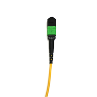Cable de Fibra Óptica MPO de 12 Fibras Monomodo de 1.5m, Cable de Conexión de Fibra MTP/MPO de Shenzhen