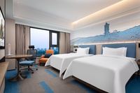 Ensemble de meubles de chambre à coucher personnalisés de style moderne Hampton by Hilton, en bois massif, écologique, durable, avec tête de lit pour lit king-size/full-size