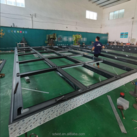 Nouveau modèle de véranda en alliage d'aluminium, véranda et serre en verre populaires, usine de véranda, serre de culture intérieure, véranda en aluminium