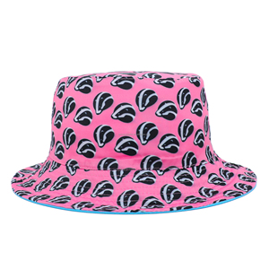 High Quality Custom Reversible Waterproof Velour <b>Leaf</b> Pattern Cycling Casual Sun Protection Wide Brim Bucket/Fisherman Hat - Product Image 2