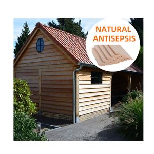 Cloison en bois <span class=keywords><strong>de</strong></span> cèdre rouge et noir massif, support biseauté pour l'extérieur - Product Image 5